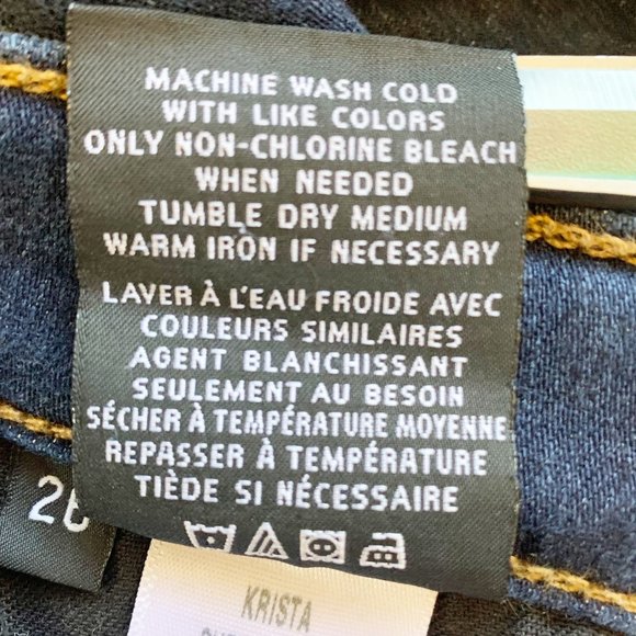 HUDSON Krista Super Skinny Jeans Dark Blue 26 - Picture 5 of 12